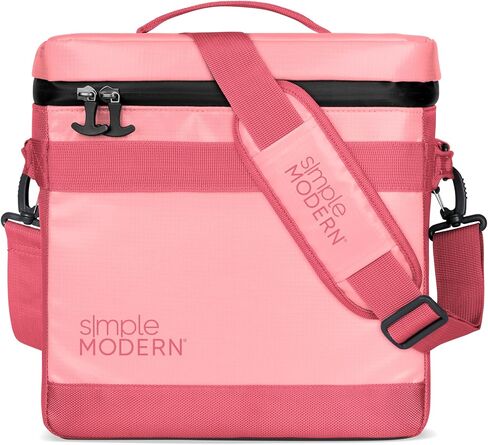 Simple Modern Day Cooler for 12 Cans | Soft Cooler Bag Insulated Ice Chest with Carrying Strap & Handle | Lunch Box for Travel, Camping, Work, Beach, Picnic, Game Day | 11 Liter | Salmon in Saudi Arabia