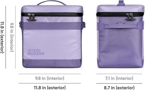 Simple Modern Day Cooler for 12 Cans | Soft Cooler Bag Insulated Ice Chest with Carrying Strap & Handle | Lunch Box for Travel, Camping, Work, Beach, Picnic, Game Day | 11 Liter | Salmon in Saudi Arabia