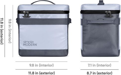 Simple Modern Day Cooler for 12 Cans | Soft Cooler Bag Insulated Ice Chest with Carrying Strap & Handle | Lunch Box for Travel, Camping, Work, Beach, Picnic, Game Day | 11 Liter | Salmon in Saudi Arabia