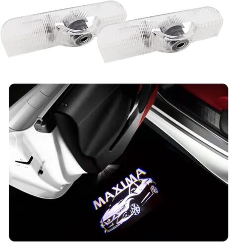 uuakarin 2PCS أضواء جهاز عرض شعار باب السيارة LED أضواء الظل الشبح أضواء البركة متوافقة مع ماكسيما 2016-2022 (سيارة ماكسيما) in Kuwait