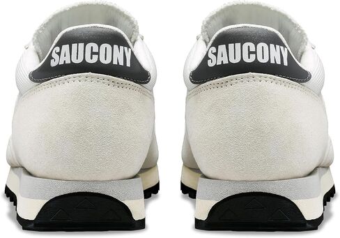 Saucony Jazz 81 أبيض/رمادي للرجال 8.5، للسيدات 10 متوسط in Saudi Arabia