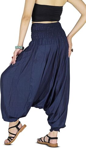 Your Cozy Harem Pants for Women Hippie Clothes Hammer Pants Jumpsuit Casual Loose Beach Sweatpants Baggy Boho Yoga Trousers in Saudi Arabia