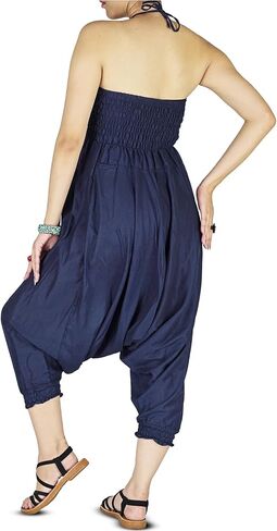 Your Cozy Harem Pants for Women Hippie Clothes Hammer Pants Jumpsuit Casual Loose Beach Sweatpants Baggy Boho Yoga Trousers in Saudi Arabia