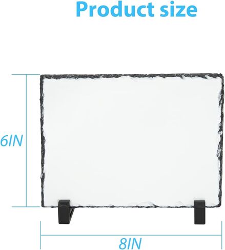 4 عبوات من ألواح التسامي مقاس 6 بوصة × 8 بوصة، لوحة صور بالتسامي، إطار صورة حجري مخصص، فراغات التسامي مع حامل عرض للديكور المنزلي الإبداعي، تذكار، سطح المكتب بنفسك in Kuwait