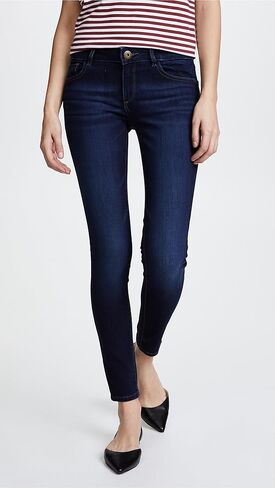 DL1961 Women's Emma Instasculpt Low Rise Skinny Fit Jeans in Kuwait