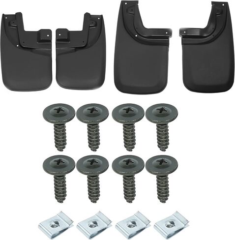 X AUTOHAUX Mud Flaps Kit for Toyota Tacoma 2005-2015 Splash Guard Front and Rear Mudguards Mud Flap Full Protection Fender Cars Guards Accessories Black in Saudi Arabia