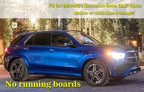 واقيات الطين، واقيات الطين، واقيات الرذاذ متوافقة مع 2020-2024 Mercedes-Benz GLE 350 GLE 450 GLE 580 w/AMG-Line (بدون لوحات تشغيل)، طقم واقي الطين 4 قطع، أسود in Saudi Arabia