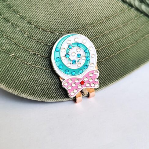 Crystal Golf Ball Markers Magnetic Hat Clips Set Golf Bag Accessories Gift for Women Lady Men Golfer in Saudi Arabia