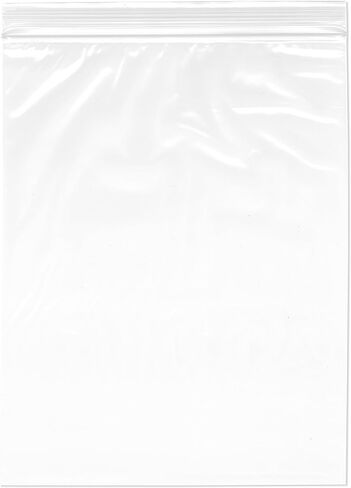Plymor 7" x 9" (Pack of 100), 2 Mil Zipper Reclosable Plastic Bags in Saudi Arabia
