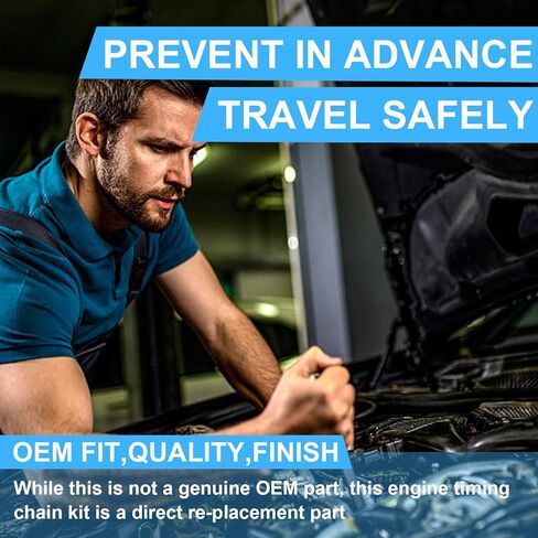 2.4 مجموعة سلسلة توقيت المحرك مع الموتر، دليل السكك الحديدية، ضرس كرنك ل 2.0L 2.2L 2.4L تشيفي بويك جي إم سي بونتياك ساب زحل لاكروس HHR ماليبو التضاريس 12680750 9-4201S in Kuwait