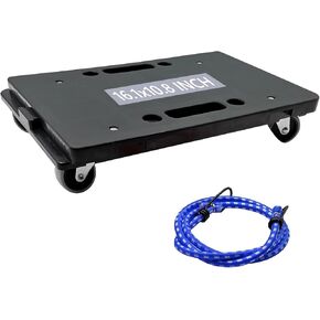 الأثاث dolly ، محرك الأثاث المحمول مع 4 عجلات ثقيلة Dolly Dolly لنقل الأثاث 440 رطلا سعة التصميم dolly cart (1 ، الأسود) in Kuwait