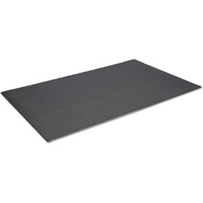 CROWN MATS & MATTING FL2436GY Ribbed Vinyl Anti-Fatigue Mat, 24 x 36, Gray in Saudi Arabia