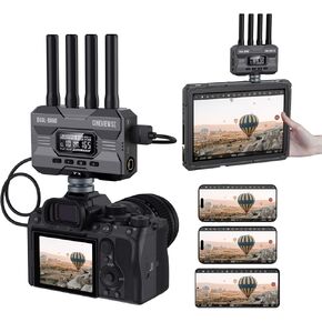 اكسون جهاز ارسال واستقبال HDMI لاسلكي اس اي من سينفيو، نقل ثنائي النطاق، نطاق 1200 قدم/350 متر، وقت استجابة 0.05 ثانية و1080 بيكسل HD فيديو اتش دي ام اي واس دي اي، يدعم 4 اجهزة in Kuwait
