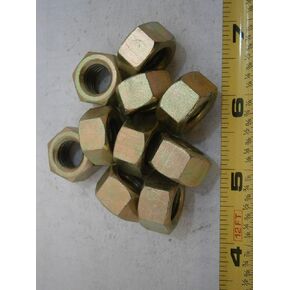 حزمة جديدة من Hex Nut 1/2-13 منتهية الصف الثامن 8.2 الصلب الأصفر الزنك الكثير من 15#874 متعددة الأغراض مجموعة متنوعة شاملة للأجهزة. in Saudi Arabia