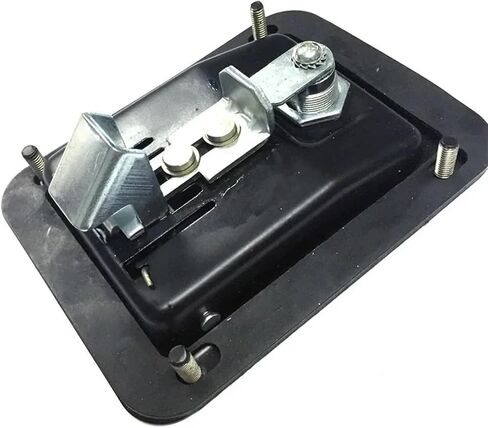 مقبض قفل مفتاح مجلس الوزراء للشاحنة Truct Trunk Train Bus Bus Electronical Box Locker Rarelock MS209 1PCS (Black) in Saudi Arabia