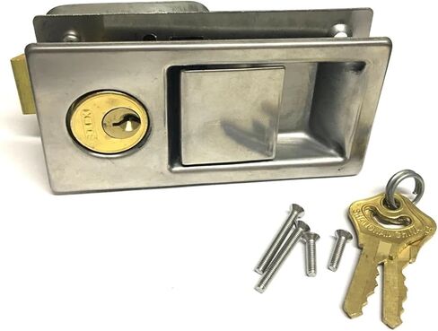 304 Stainless Door Handle Lock for Outdoor Boat Yacht Storage-Box Women Wardrobe Jewelry Box Motor Cabinet DIY Rarelock MS528 1Pcs(MMS5281 x 1pcs) in Saudi Arabia