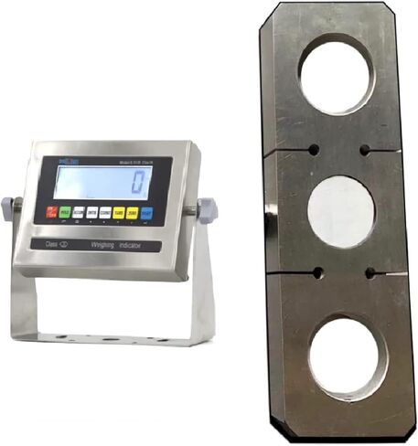 SellEton SL-927-W Wireless Tension Link Scale - Crane Scale/Over Head Load Cell Hanging Scale (Mild Steel LCD Display, 50,000 lbs x 20 lb in Kuwait