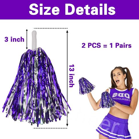 Lovecheer 24pcs/100pcs Pom Poms التشجيع للمشجعين لكرة السلة لكرة السلة Sport Team Spirit New Year Party Dance Gerform in Kuwait