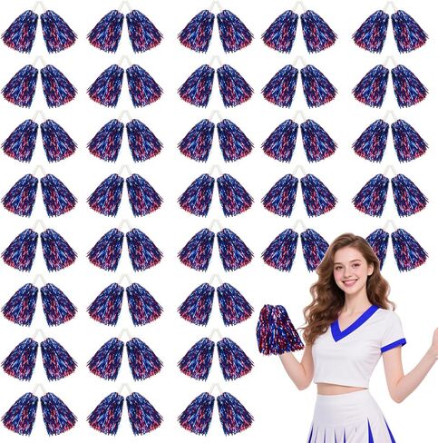 Lovecheer 24pcs/100pcs Pom Poms التشجيع للمشجعين لكرة السلة لكرة السلة Sport Team Spirit New Year Party Dance Gerform in Kuwait