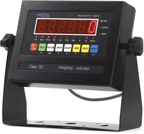 SellEton SL-927-W Wireless Tension Link Scale - Crane Scale/Over Head Load Cell Hanging Scale (Mild Steel LCD Display, 50,000 lbs x 20 lb in Kuwait