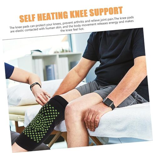 Thermal Knee Sleeves 4PCS Set Self-Heating Protective Knee Wraps for Cold Weather Breathable Joint Support for Seniors and Cyclists in Saudi Arabia
