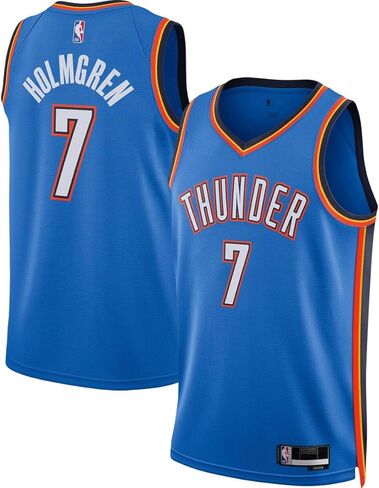 Chet Holmgren Oklahoma City Thunder NBA Kids Youth 8-20 Blue Icon Edition Swingman Jersey in Saudi Arabia