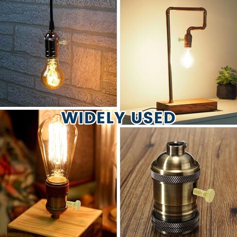 8 Pcs Lamp Switch Knob, Metal Turn On/Off Light Switch Knobs Replacement, Standard Size Twist Switchs Knobs (Gold) in Saudi Arabia