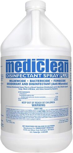 Prorestore Mediclean Praysant Pray Plus ، مطهر الطيف العريض للمتحترم للعفن ، العفن ، يقتل الكائنات الحية التي تسبب الرائحة ، وتطهيرها بعد الفيضانات ، MDSP ، 1-GAL ، 4 PK (221522000) in Saudi Arabia