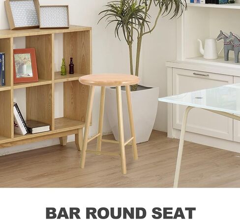 استبدال مقعد البراز الخشبي: 1PCS Round Bar Stool مقعد 12 بوصة كرسي البراز أعلى البراز للفرقة in Saudi Arabia