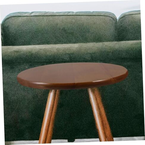 Aboofan Round Stool Sent Presention Smooth Rubberwood Surface Vintage Color Wood Stool Seat for Home Restaurant Offect in Saudi Arabia