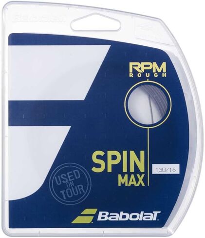 Babolat RPM Rough Spin Max Tennis String (130 / 16g, Black) in Saudi Arabia