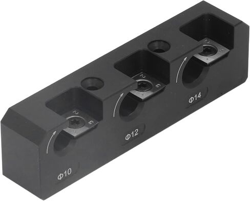 Evtscan Electric Drill Milling Dowel Round Rod Tool Tool Aluminium Aluminy Tool Black Woodworking ، مع مفتاح الربط in Kuwait