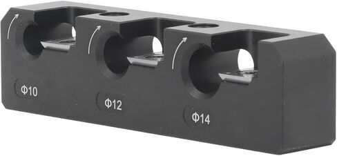 Evtscan Electric Drill Milling Dowel Round Rod Tool Tool Aluminium Aluminy Tool Black Woodworking ، مع مفتاح الربط in Kuwait