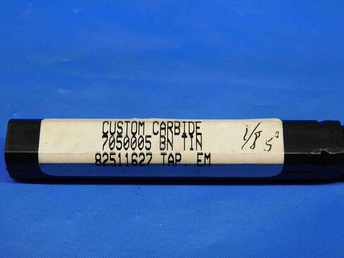 M & J Tooling LLC 6 PCS 5 درجة 1/8-1/4 O.D. 3/4 LOC 2.54 OAL TIN TIPRED CARBIDE END MILL - BR3642BR3 in Saudi Arabia