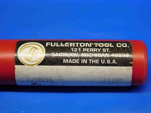 M & J Tooling LLC 2 PCS Fullerton 1/4-1/2 O.D. TIN Tapered Carbide END Mill 1/2 Shank 2390116 - BR3614BR3 in Saudi Arabia