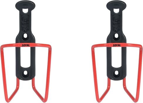 ZEFAL Pack Alu Plast 124 - Twin Pack Bicycle Bottle Cage - Aluminium Bottle Holder for All Types of Bikes - Lightweight and Durable - Yellow in Saudi Arabia