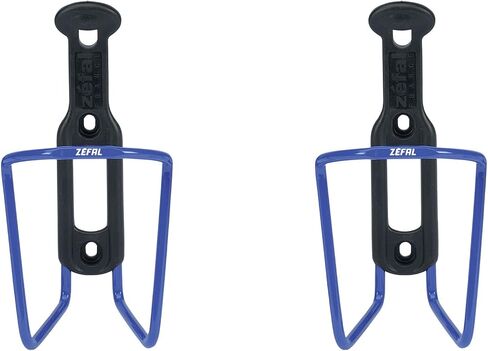 ZEFAL Pack Alu Plast 124 - Twin Pack Bicycle Bottle Cage - Aluminium Bottle Holder for All Types of Bikes - Lightweight and Durable - Yellow in Saudi Arabia