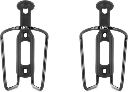 ZEFAL Pack Alu Plast 124 - Twin Pack Bicycle Bottle Cage - Aluminium Bottle Holder for All Types of Bikes - Lightweight and Durable - Yellow in Saudi Arabia
