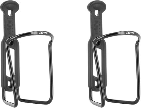 ZEFAL Pack Alu Plast 124 - Twin Pack Bicycle Bottle Cage - Aluminium Bottle Holder for All Types of Bikes - Lightweight and Durable - Yellow in Saudi Arabia
