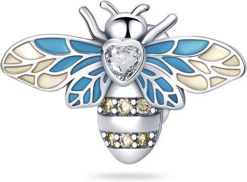 Pandach 925 سحر الفضة الاسترليني للبراهيت والقرعة حبة قلادة مع 5A Zirconia Stones ، هدايا المجوهرات للنساء in Kuwait