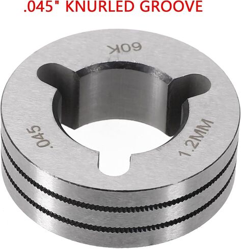Drive Roller Wheel Relacemnet v Groove Design Fit لـ Miller A-RC MIG Machine Machine CLA-RKE SIP MIG100/130/160/180/200 023 .030 .035 .045 KNURLED V U GROOVE LINE (#7) in Saudi Arabia