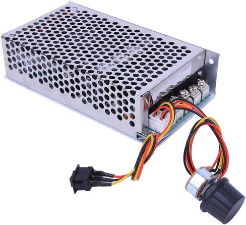 وحدة التحكم في سرعة محرك DC ، DC10V-50V 100A محرك PWM تحكم محرك التحكم منظم الجهد الجهد ، للتبريد مروحة محرك مكيف الهواء مروحة العادم in Saudi Arabia