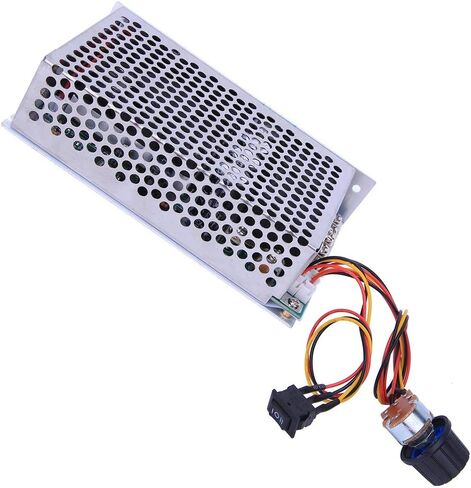 وحدة التحكم في سرعة محرك DC ، DC10V-50V 100A محرك PWM تحكم محرك التحكم منظم الجهد الجهد ، للتبريد مروحة محرك مكيف الهواء مروحة العادم in Saudi Arabia