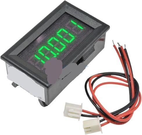 1PCS LED 5-Digit DC 0-33V 12V 24V Voltmeter(Yellow) in Saudi Arabia