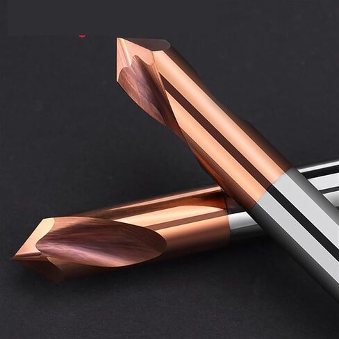 90 Degree 3mm-20mmx100mm Solid Carbide Chamfer Countersink Drill Bits Center Spotting Location Bit 3/4/5/6/8/10/12/14/16/18/20mm 1Pcs(Carbide HRC55,20x100mm) in Saudi Arabia
