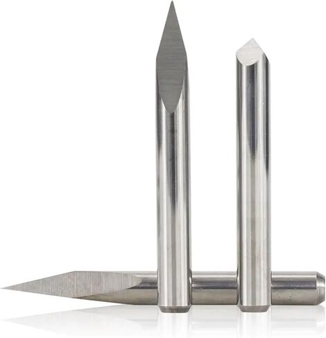 Milling Cutter 1/8 Inch Shank 3 Edge Engraving Bit CNC Router Bit Wood Milling Tool 10pcs 20/30/40/45/60/90 Degrees 1Pcs(3.175x0.1x45) in Saudi Arabia