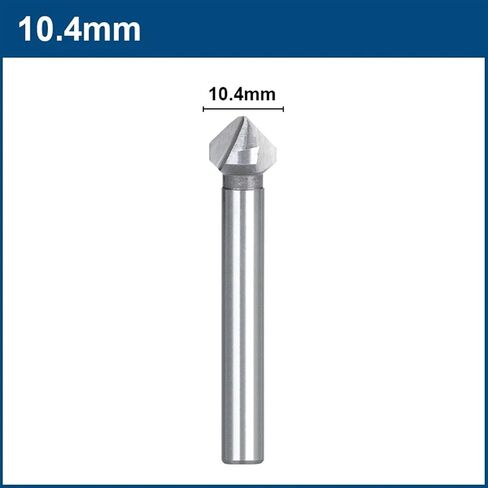 3 قاطع شطب الفلوت 90 Degees 4.5-50mm HSS 6542 CATTERSINK بتات الخشب أداة حفر المعادن القاطع المعدني 1PCs (برونزية 16.5 مم) in Saudi Arabia