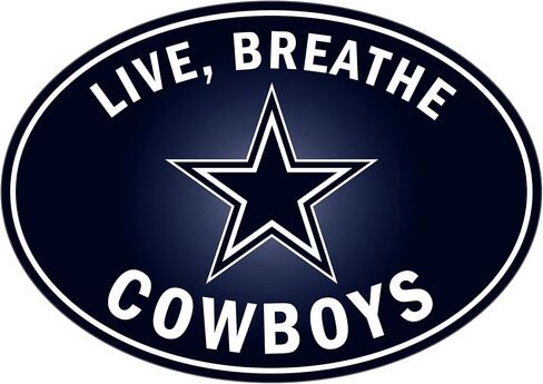 Siskiyou Sports NFL Dallas Cowboys Live-Breath Auto Secal ، ألوان الفريق ، مقاس واحد in Saudi Arabia