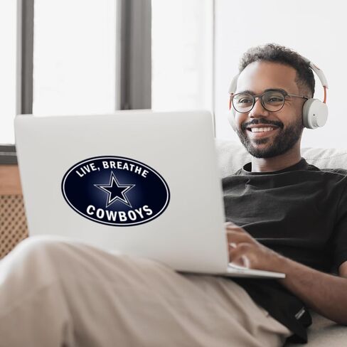 Siskiyou Sports NFL Dallas Cowboys Live-Breath Auto Secal ، ألوان الفريق ، مقاس واحد in Saudi Arabia