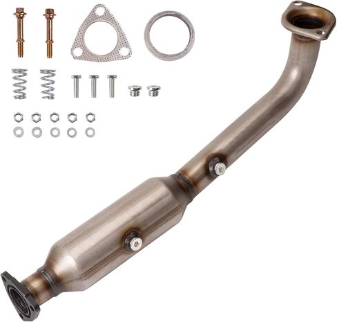 Front Catalytic Converter Kit Compatible with 2014-2018 Nissan Altima, 2013 Nissan Altima Sedan, 2014-2017 Nissan Rogue, 2.5L Replaces 16694, E.P.A. Compliant in Kuwait